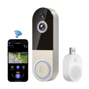 Smart Wireless Video Doorbell Camera with Chime – Safe, Easy Installation, HD View